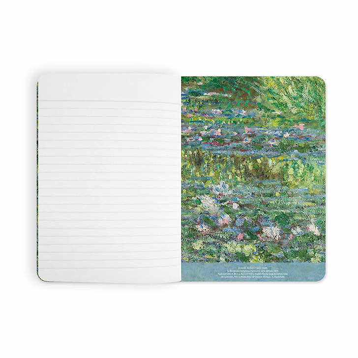 Cahier Claude Monet - Le bassin aux nymphéas, harmonie verte, 1899