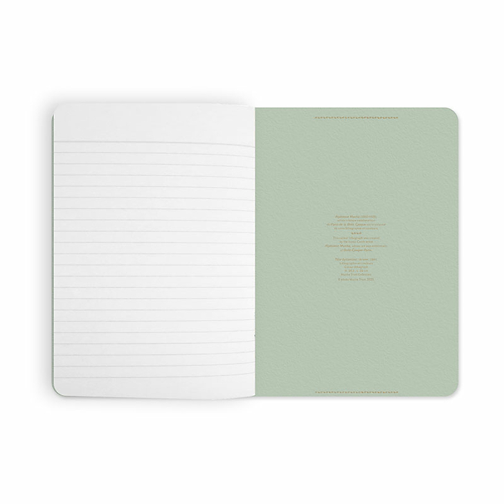 Cahier Alphonse Mucha - Tête byzantine : brune, 1897