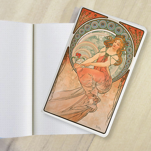 Carnet Alphonse Mucha - La peinture / La poésie, 1896