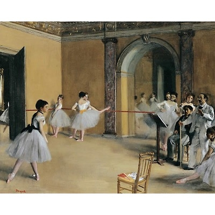 Le foyer de la danse à l'opéra de la rue le peltier