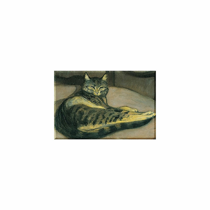 Magnet Théophile Alexandre Steinlen - Cat on an armchair, between 1859 and 1923