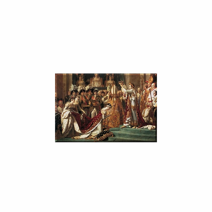 Magnet Jacques-Louis David - Sacre de l'empereur Napoléon 1er et couronnement de l'impératrice Joséphine, 1806-1807