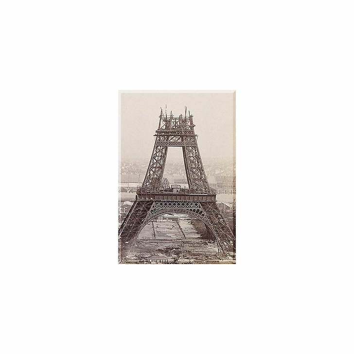 Magnet Louis-Émile Durandelle - La construction de la tour Eiffel, 1888