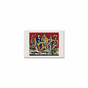 Magnet Fernand Léger - Les loisirs sur fond rouge, 1949