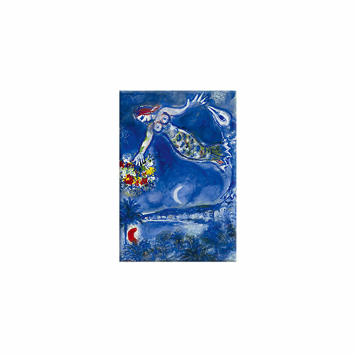 Magnet Marc Chagall - Sirène et poisson