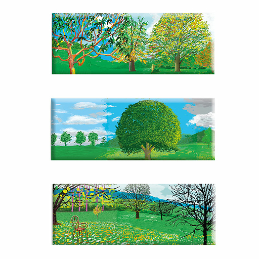 Magnet David Hockney - A year in Normandie, 2020, 2021