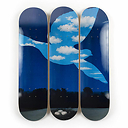 Skateboards Triptyque René Magritte - Le retour - The Skateroom - Édition limitée