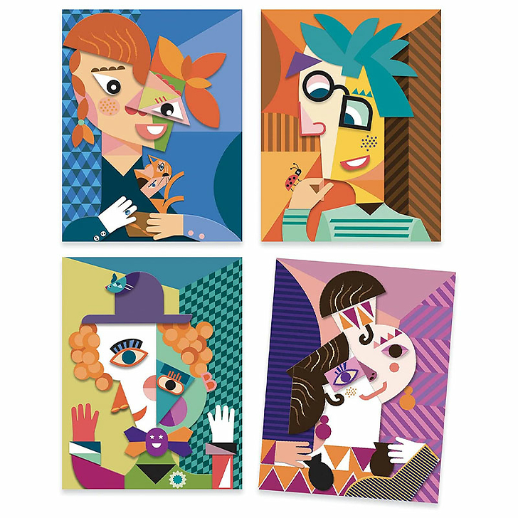 Collages et stickers Diego Lizan inspiré par Pablo Picasso - Djeco