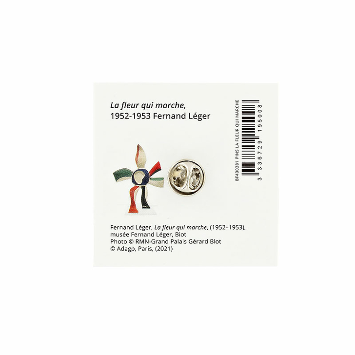 Pin's Fernand Léger - La fleur qui marche
