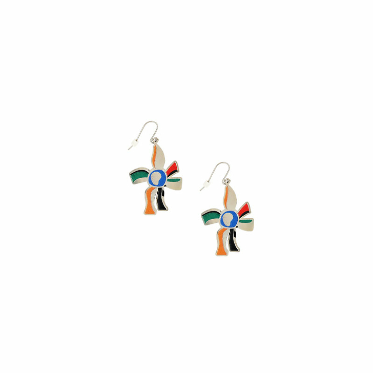 Boucles d'oreilles Fernand Léger - La fleur qui marche