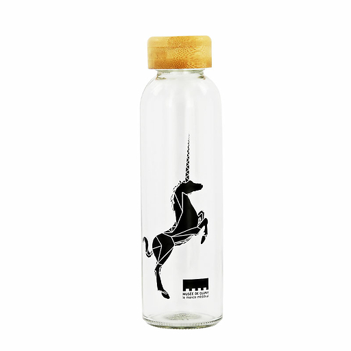 Bouteille en verre Licorne - Musée du Cluny 500ml