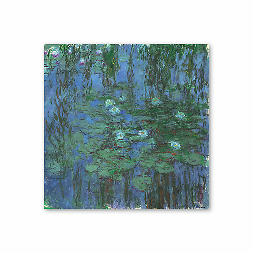 Affiche Claude Monet - Nymhéas bleus, entre 1916 et 1919