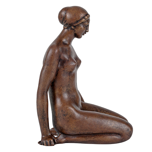 Statuette Femme assise sur ses talons d'après Aristide Maillol