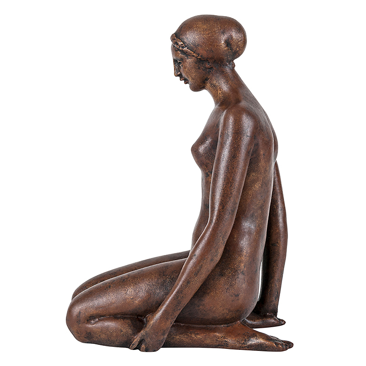 Statuette Femme assise sur ses talons d'après Aristide Maillol