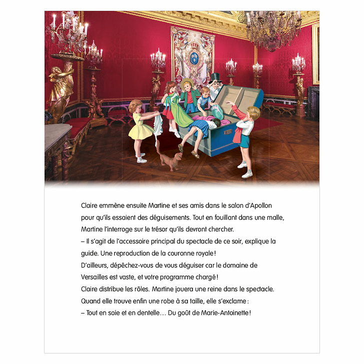 Martine au château de Versailles