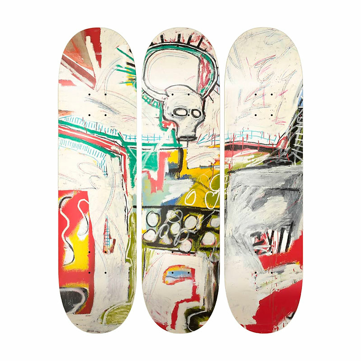 Skateboards Triptyque Jean-Michel Basquiat - Untitled (Rotterdam), 1982 - The Skateroom