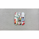 Skateboards Triptych Jean-Michel Basquiat - Untitled (Rotterdam), 1982 - The Skateroom