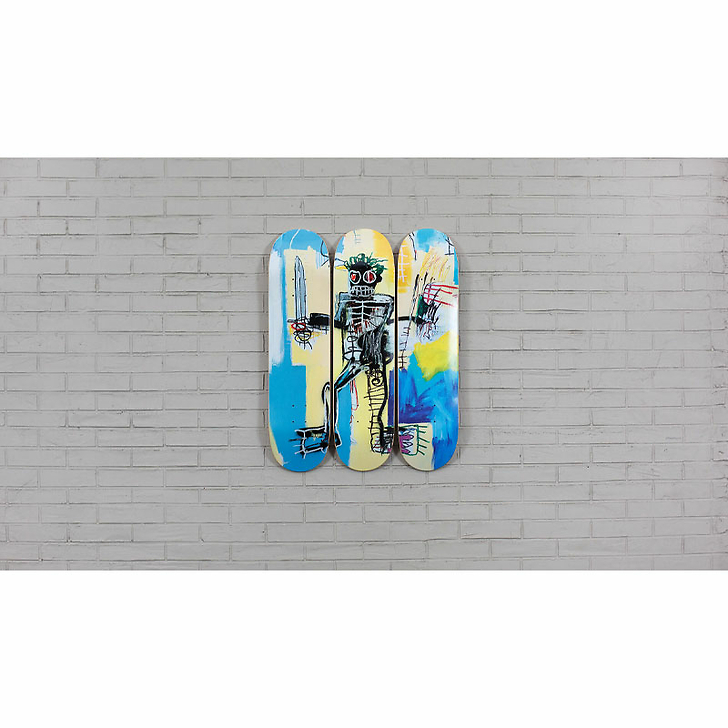 Skateboards Triptyque Jean-Michel Basquiat - Warrior, 1982 - The Skateroom
