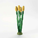 Wooden Toy - Domino Tulips - Milaniwood