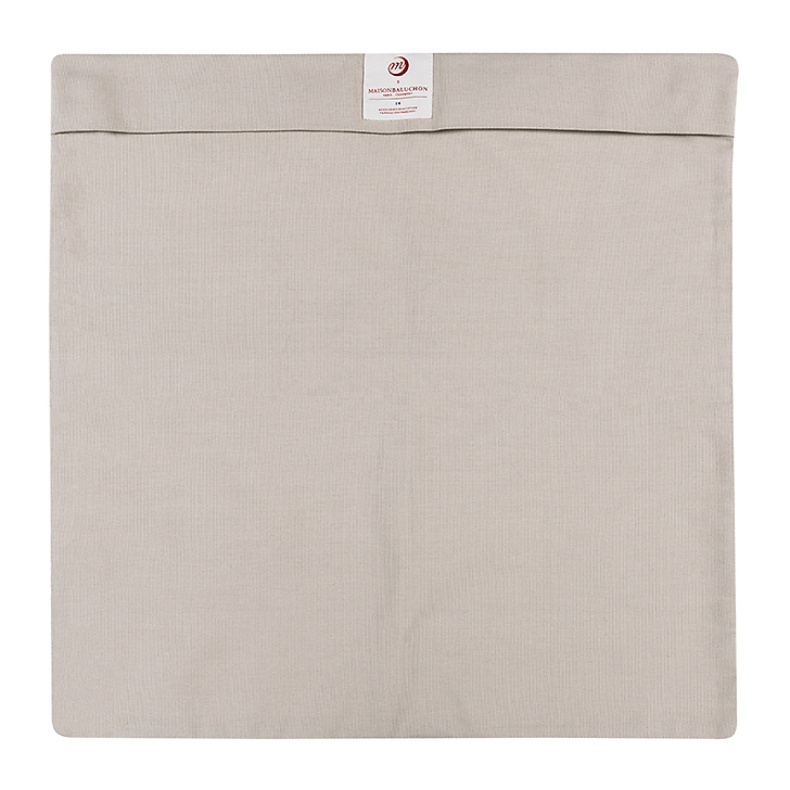 Housse de coussin verte Herbier du roi Château de Versailles 2022 50x50cm