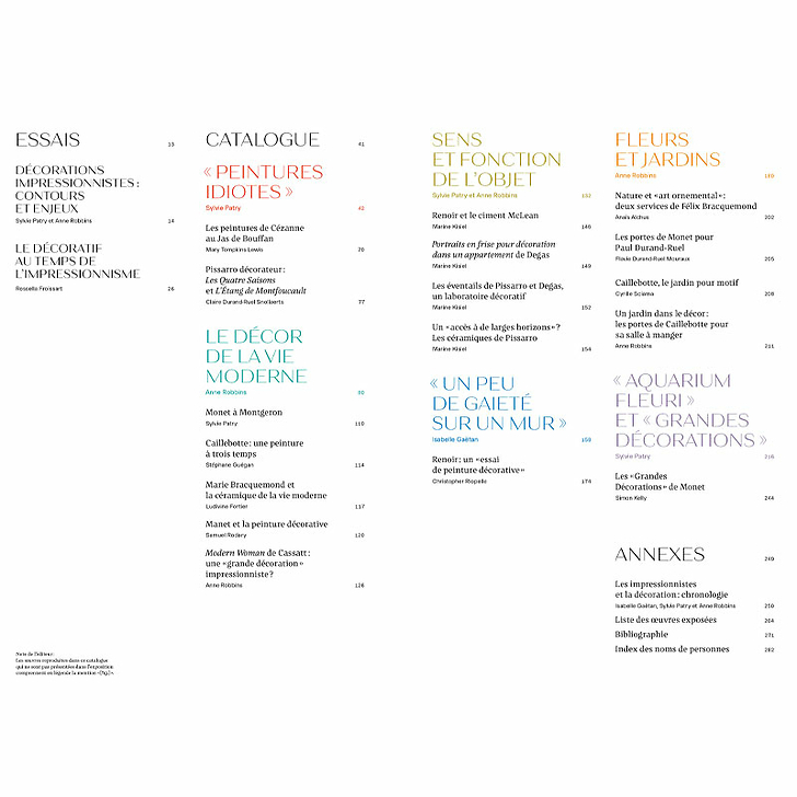 Le décor impressionniste. Aux sources des Nymphéas - Catalogue d'exposition