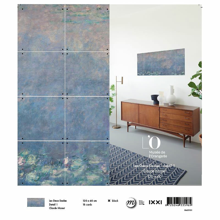 Décoration murale Claude Monet - Les deux saules - IXXI - 120 x 60 cm