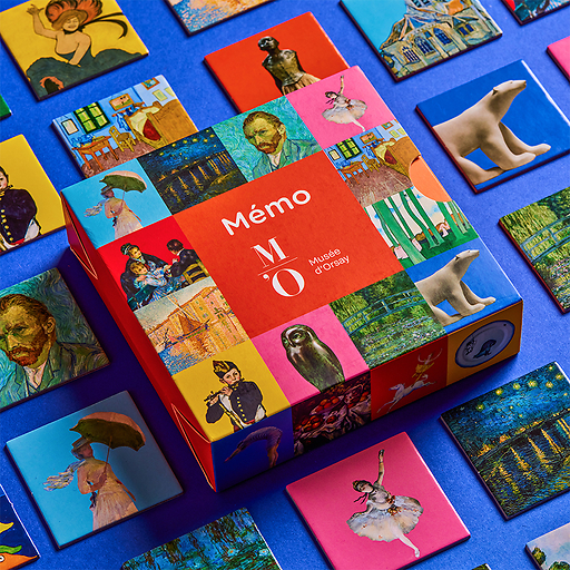 Mémo Musée d'Orsay - Jeu Mémory 60 cartes