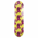 Skateboard Andy Warhol - Cow (Pink and Yellow) - The Skateroom