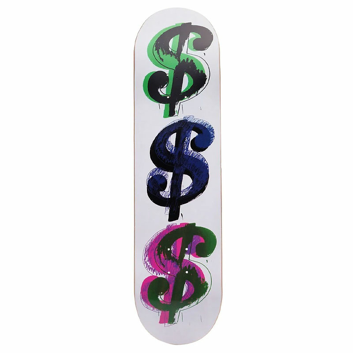 ウォーホル：Dollar Sign スケートボード Skateboard Andy Warhol - Dollar sign (9) Solo B, 1982 - The
