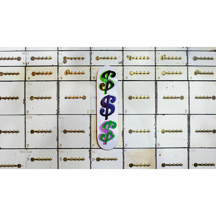 Skateboard Andy Warhol - Dollar sign (9) Solo B, 1982 - The Skateroom