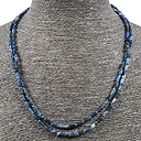Antique necklace with blue stones