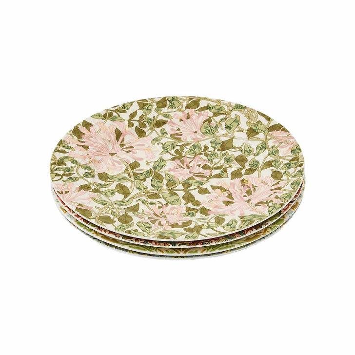 4 Assiettes dessert en porcelaine Morris & Co - 20 cm