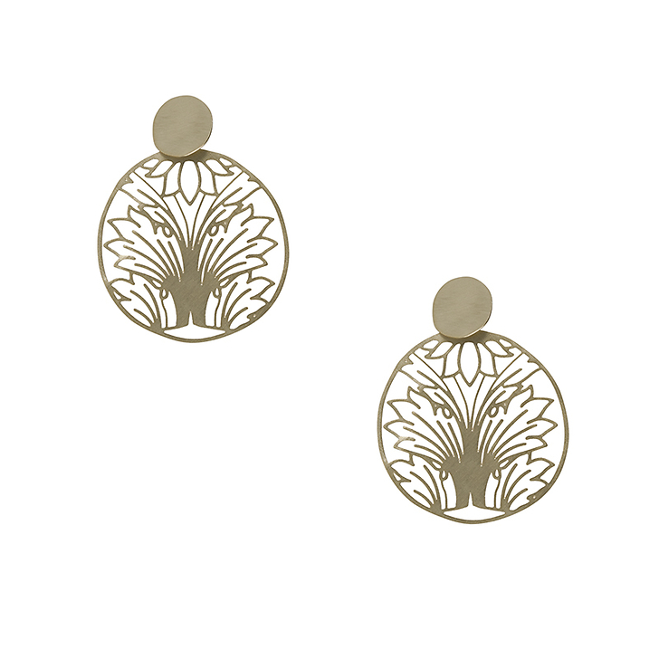 Boucles d'oreilles Feuilles d'acanthe