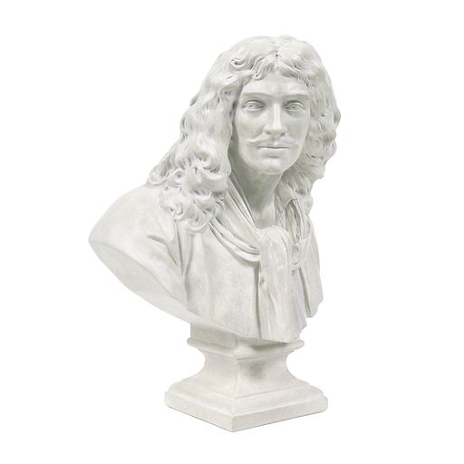 Petit buste de Jean-Baptiste Poquelin, dit Molière - Jean Antoine Houdon