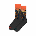 Chaussettes Edvard Munch - Le Cri - Orange