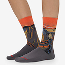 Chaussettes Edvard Munch - Le Cri - Orange