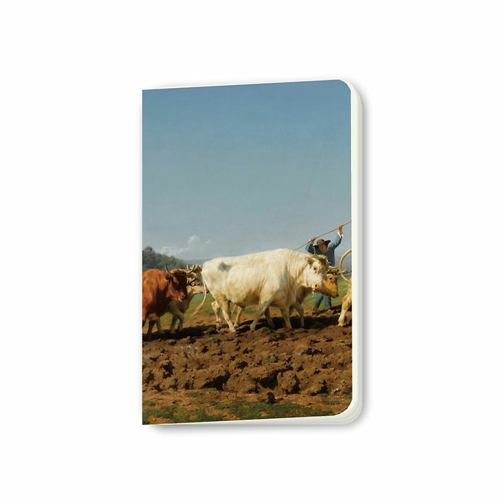 Rosa Bonheur notebook - Ploughing in the Nivernais region also known as Le Sombrage