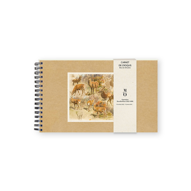 Carnet de croquis Rosa Bonheur A5 - Quinze études de cerf