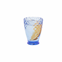 Set de 4 verres empilables Koifish - Bleu - Doiy