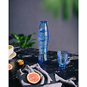 Set de 4 verres empilables Koifish - Bleu - Doiy