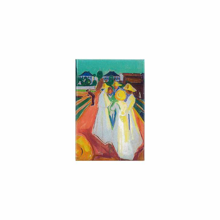 Magnet Edvard Munch - Les Dames sur le pont, 1934-1940