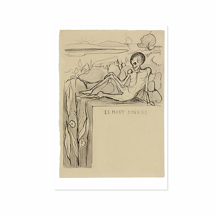 Lot de 10 cartes postales Edvard Munch. Un poème de vie, d'amour et de mort - 14 x 22 cm