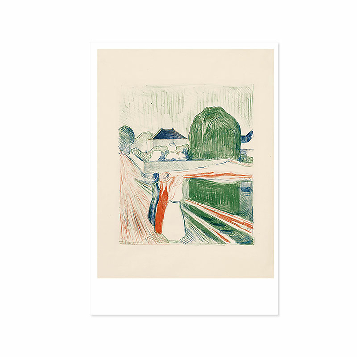 Set of 10 Postcards Edvard Munch. A Poem of Life, Love and Death - 14 x 22 cm