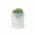 Ceramic Flower pot Painty Blue - Balvi