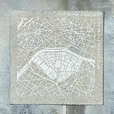 Plaque de zinc Focus Paris 7e arrondissement - Toit de Paris - 12 x 12 cm