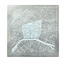 Plaque de zinc Focus Paris 8e arrondissement - Toit de Paris - 12 x 12 cm