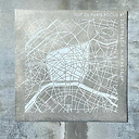 Zinc sheet Focus Paris 8th arrondissement - Toit de Paris - 12 x 12 cm