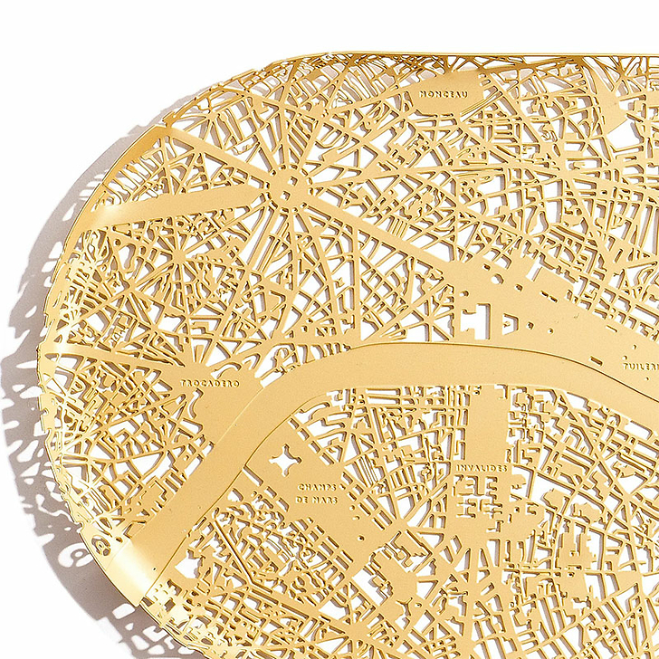 Grand plateau en laiton Paris - Fundamental