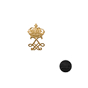 Broche magnétique monogramme Louis XIV