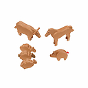 Perette's animals - Wooden animals - Manufacture en famille